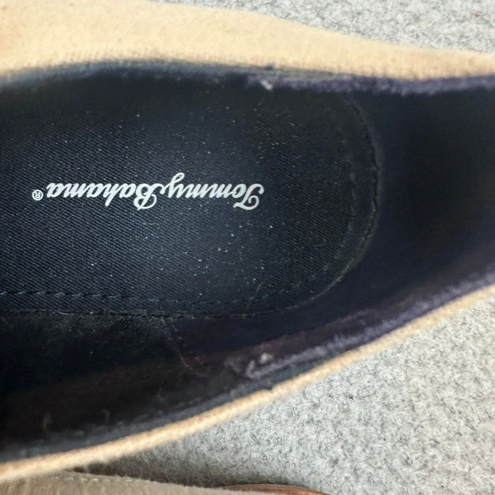 Tommy Bahama Shoes Mens 13 Tan Beige Derby Oxford Round Toe Lace Up TB9M10218